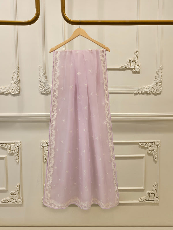 3 Piece - Pure Embroidered Korean Silk Suit S114440