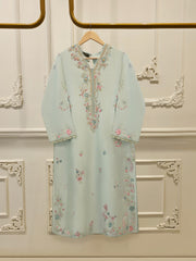 Pure Embroidered Sheesha Silk Shirt S114439