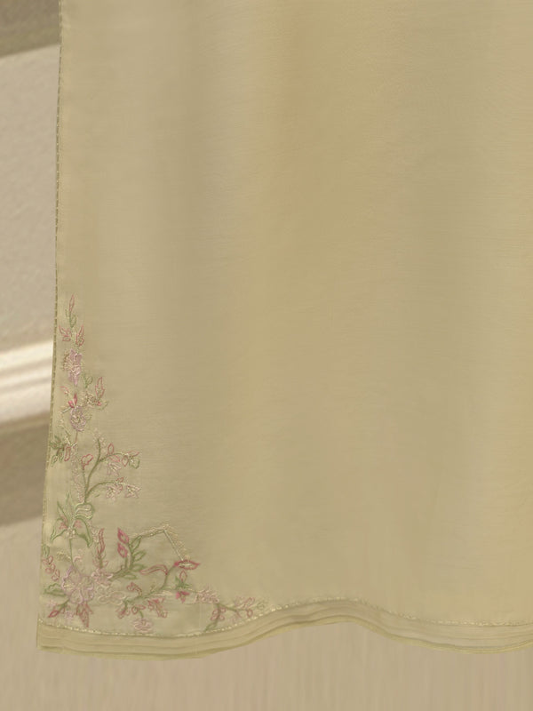 3 Piece - Pure Khaddi Silk Embroidered S114431