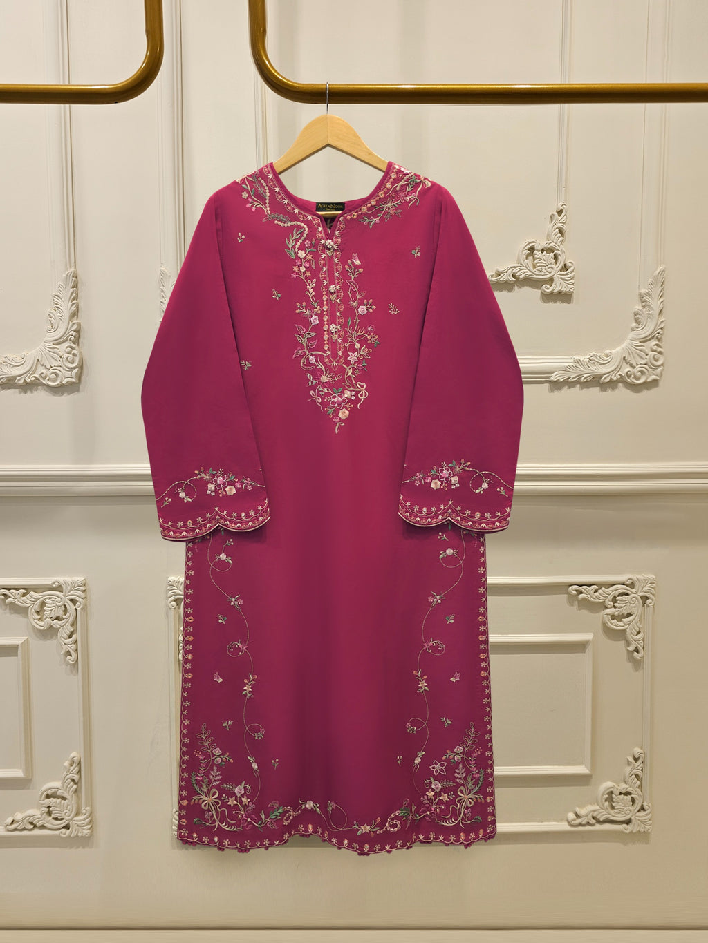2 Piece - Embroidered Cambric Suit S114476