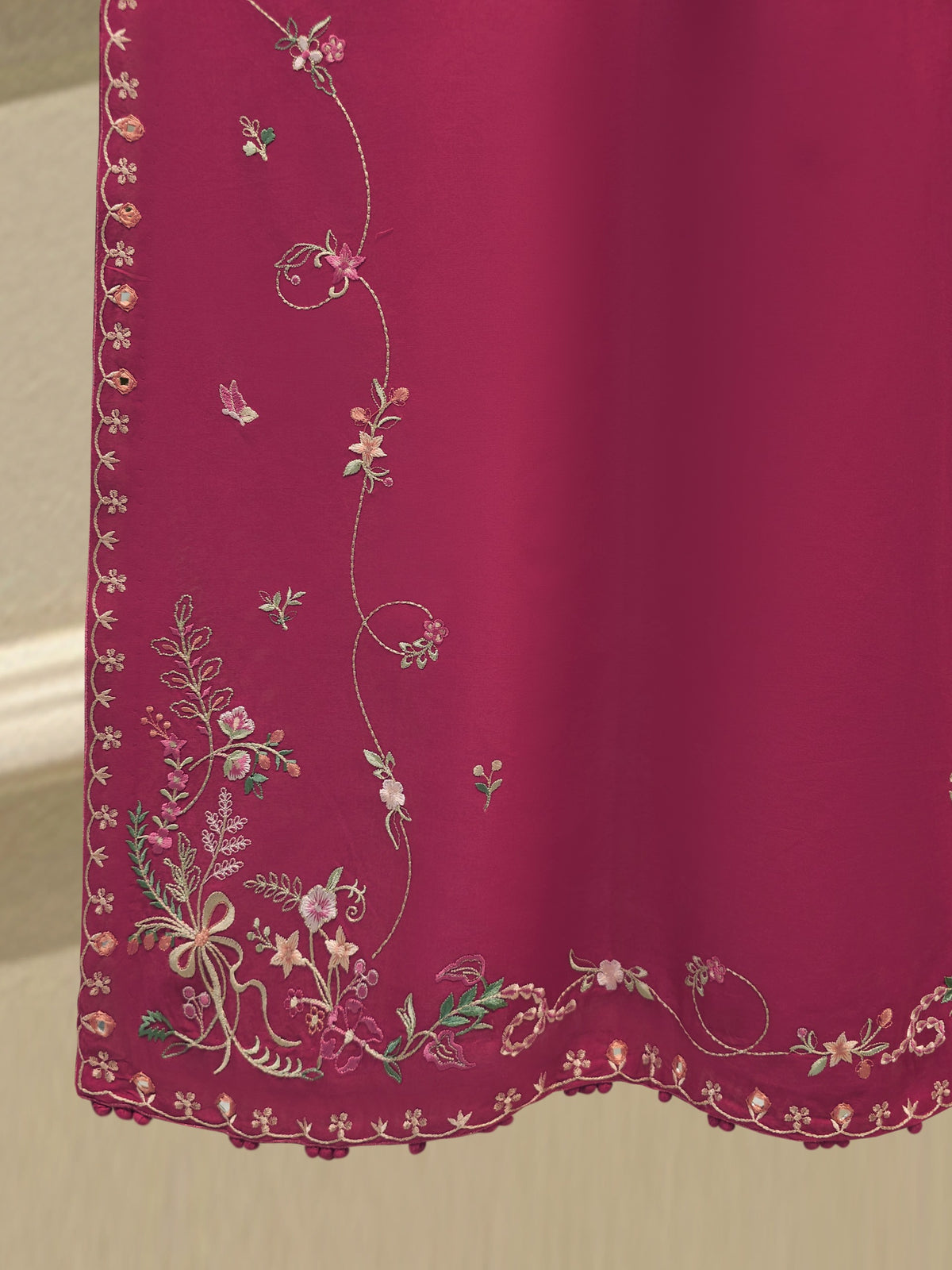 2 Piece - Embroidered Cambric Suit S114476