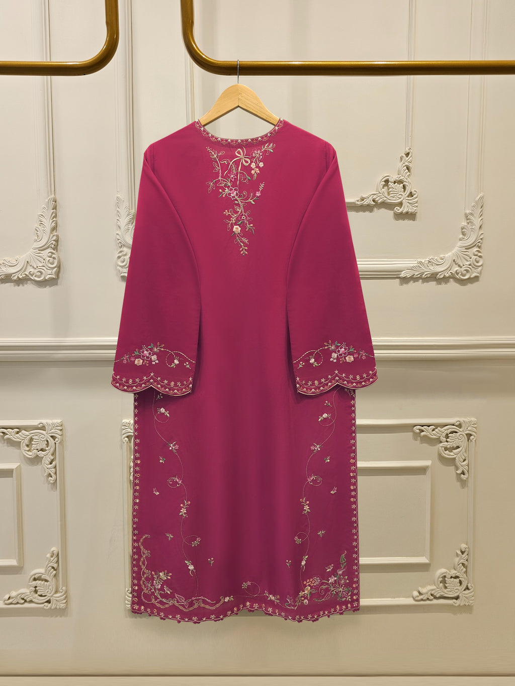 2 Piece - Embroidered Cambric Suit S114476
