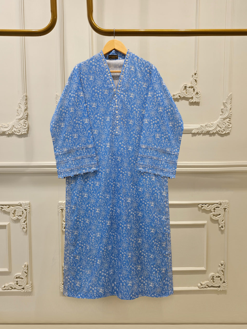 Digital Printed Cambric Shirt S114480