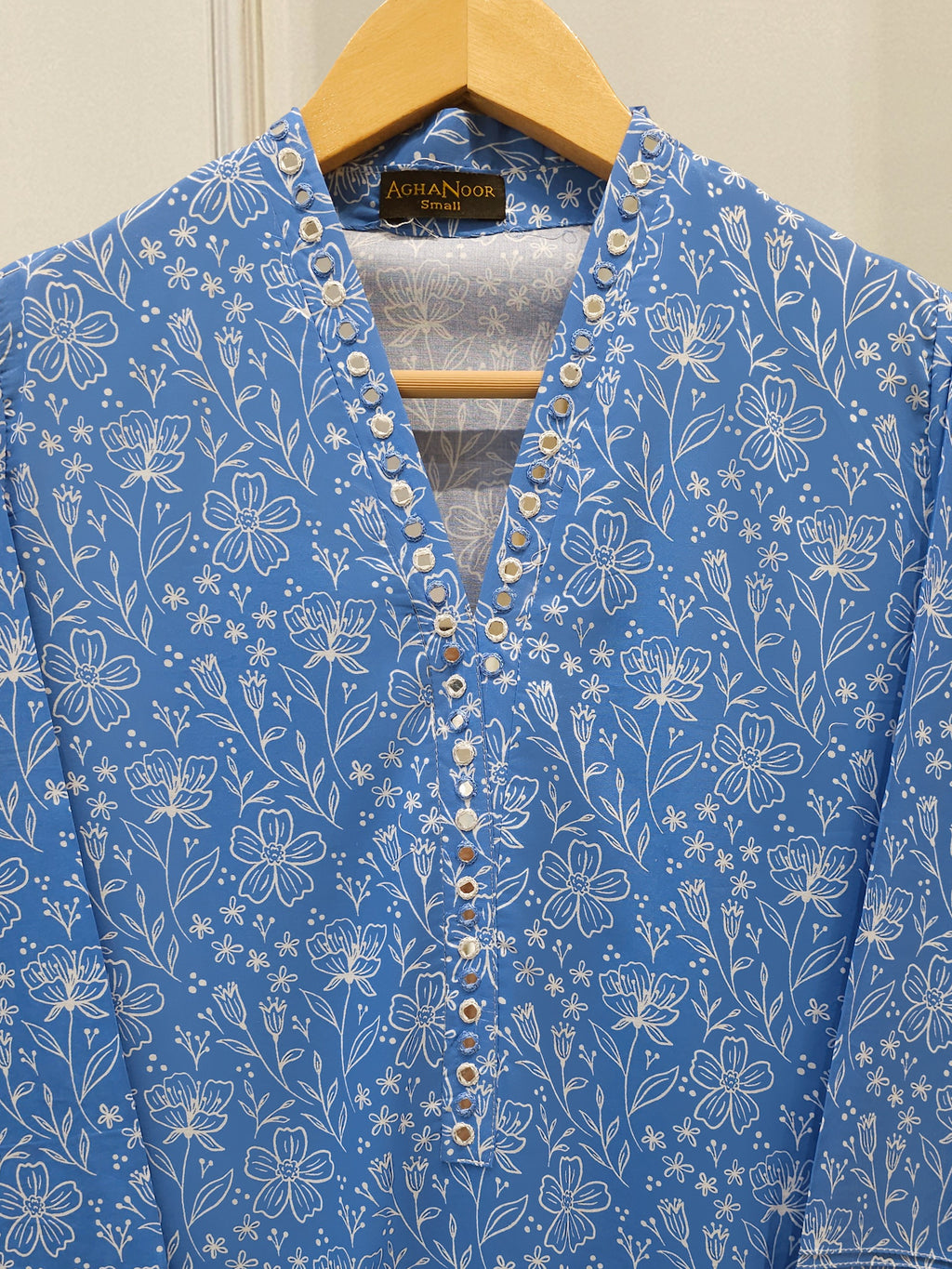 Digital Printed Cambric Shirt S114480