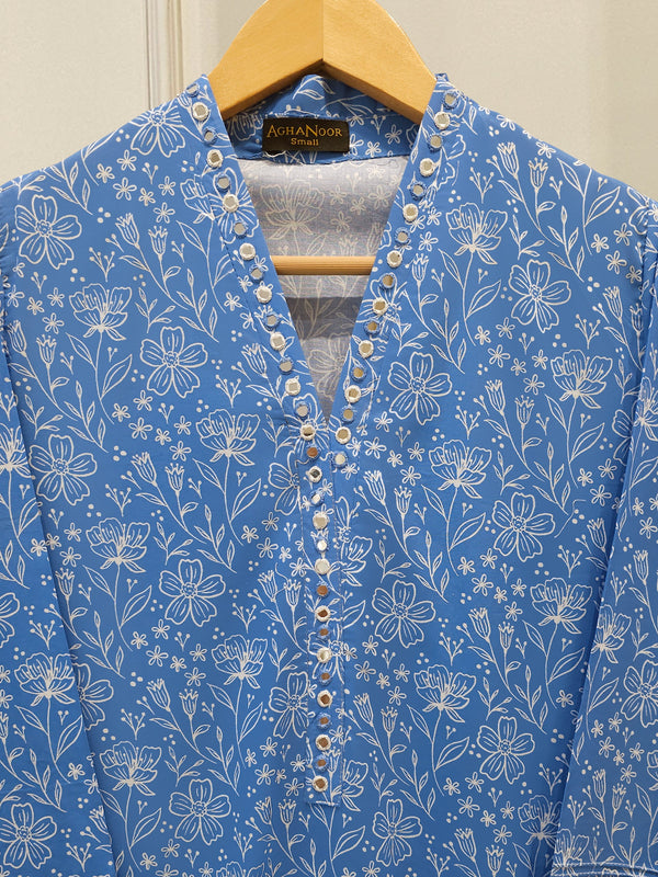 Digital Printed Cambric Shirt S114480
