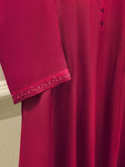 3 Piece - Pure Embroidered Cotton Net Suit S114485