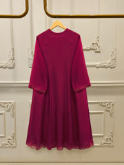 3 Piece - Pure Embroidered Cotton Net Suit S114485