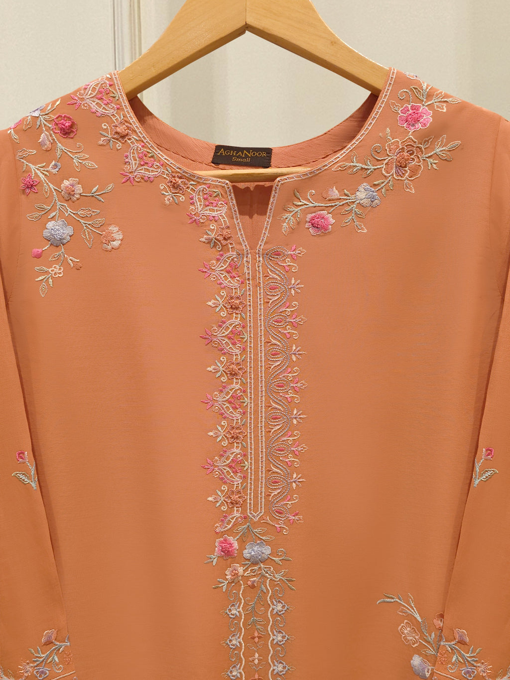 Embroidered Kora  Cotton Shirt S114483