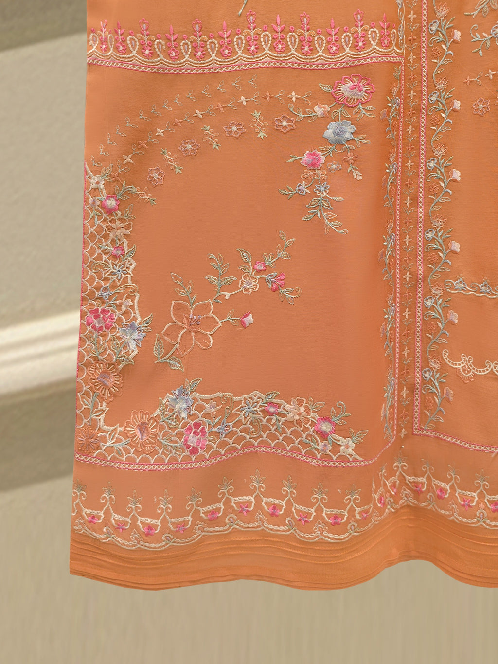 Embroidered Kora  Cotton Shirt S114483
