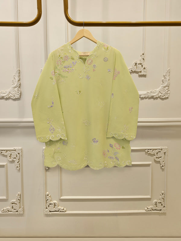 2 Piece - Embroidered Cambric Suit WS00321