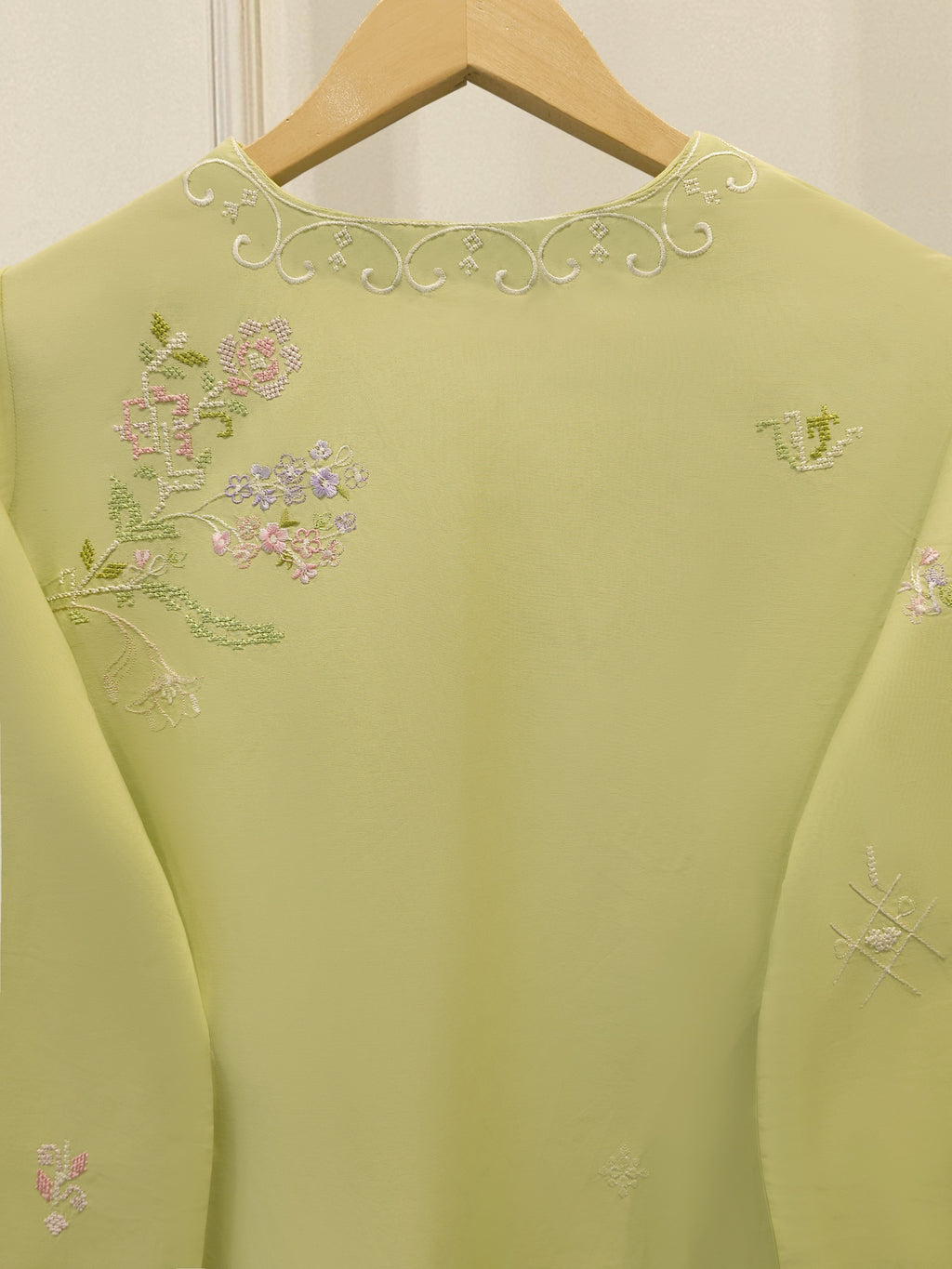 2 Piece - Embroidered Cambric Suit WS00321