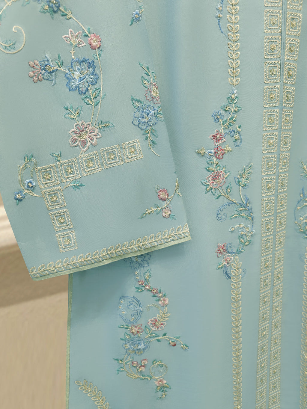3 Piece - Pure Khaddi Silk Embroidered S114515