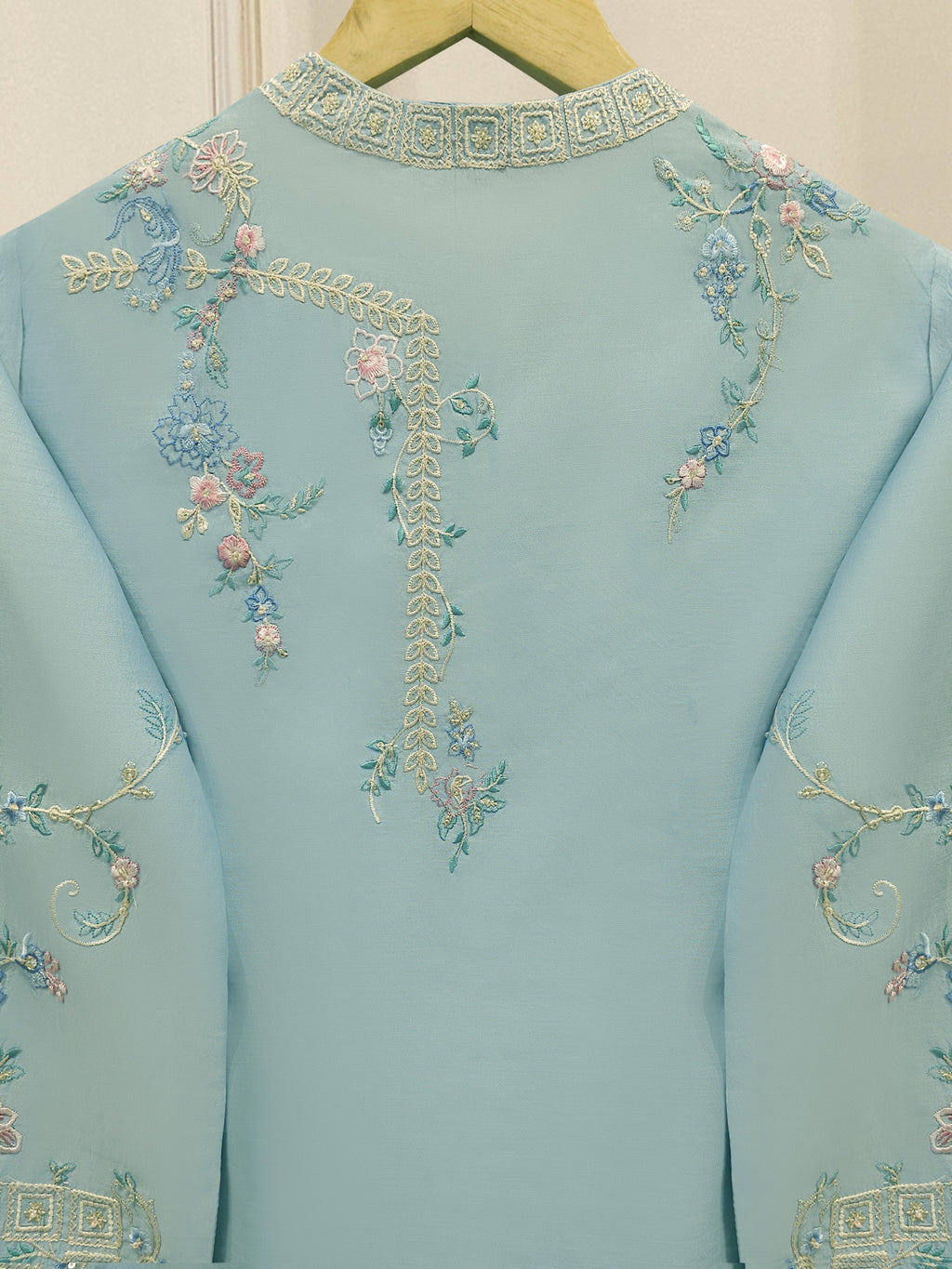 3 Piece - Pure Khaddi Silk Embroidered S114515