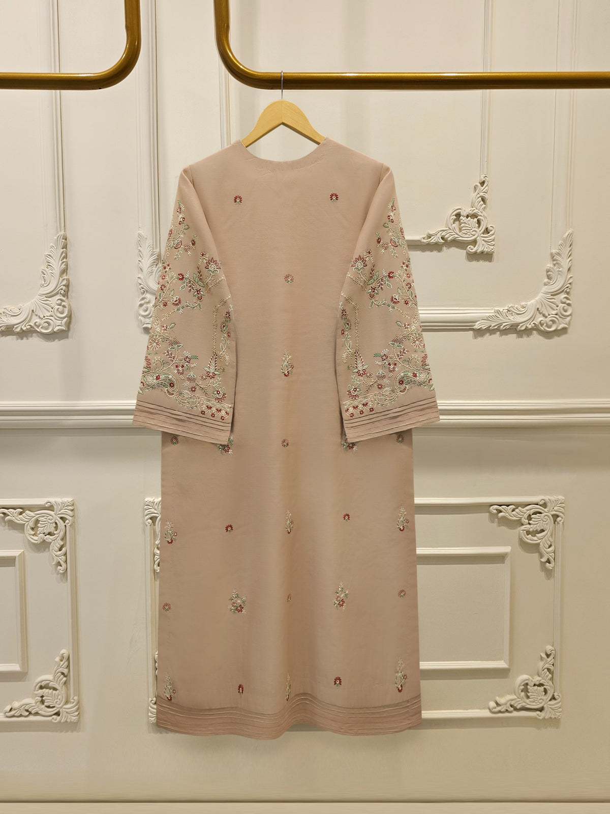 Embroidered Kora  Cotton Shirt S114504