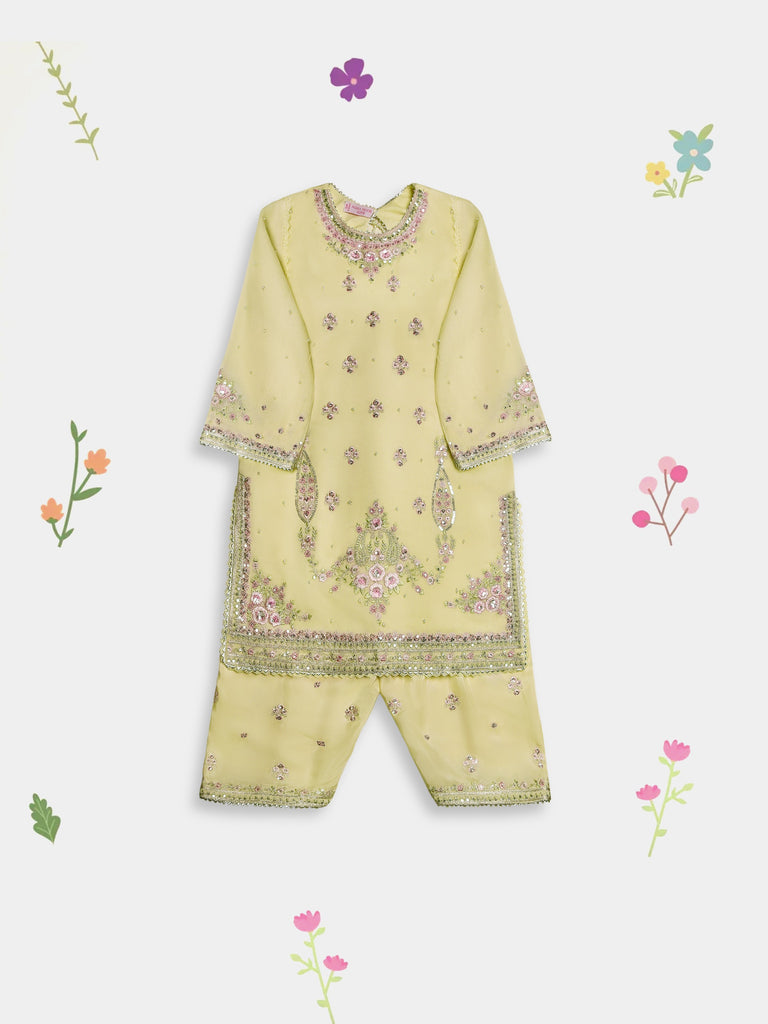 Agha Noor (Kids) 2 Piece - Pure Cotton Net Suit KD-101, view 1