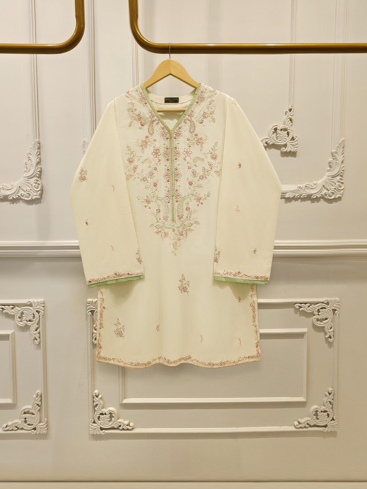 Pure Embroidered Cambric Shirt S114531