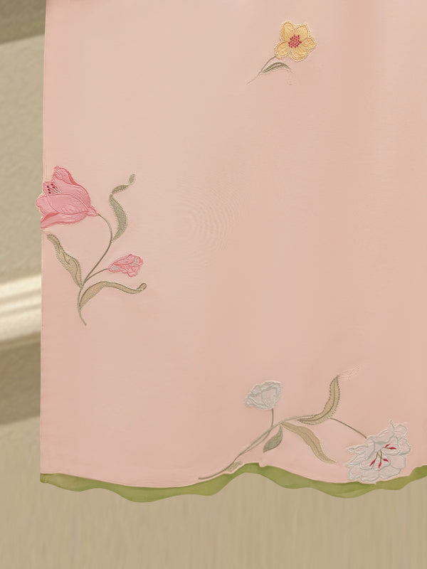 2 Piece - Embroidered Cambric Suit WS00323