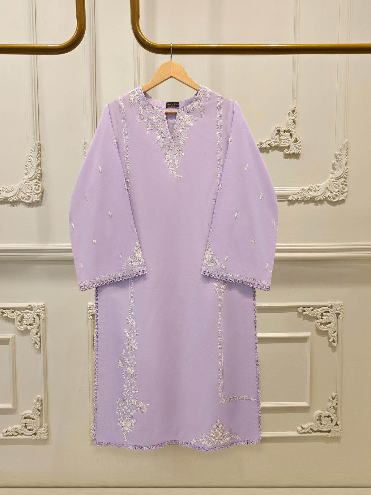 2 Piece - Embroidered Cambric Suit S114568