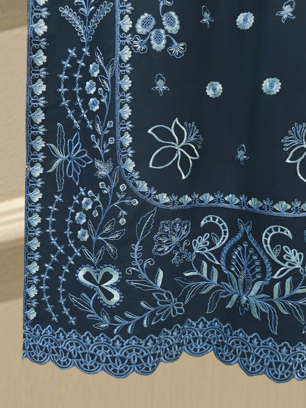 2 Piece - Embroidered Cambric Suit S114565