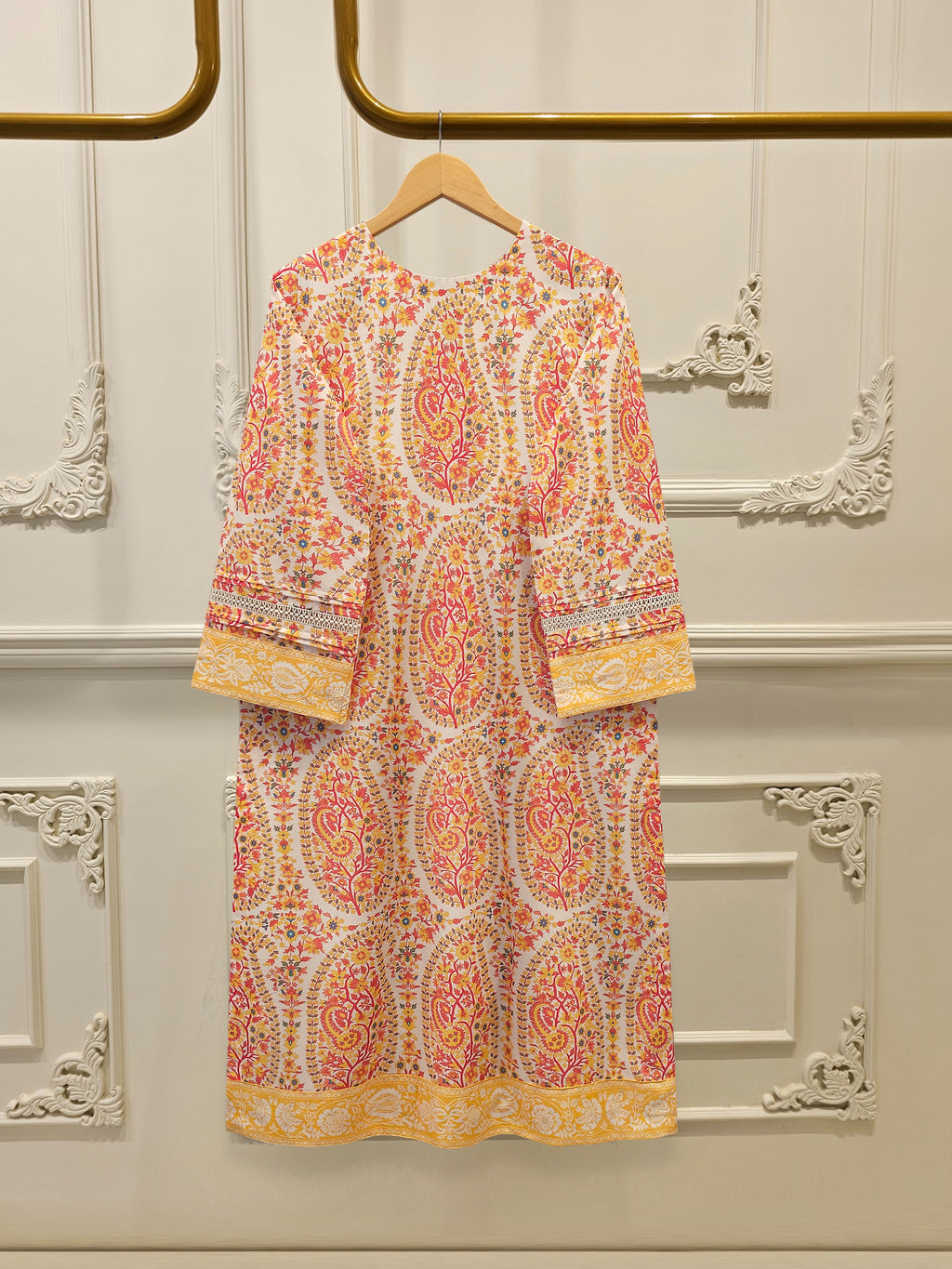 2-Piece Digital Printed Cambric Suit S114677