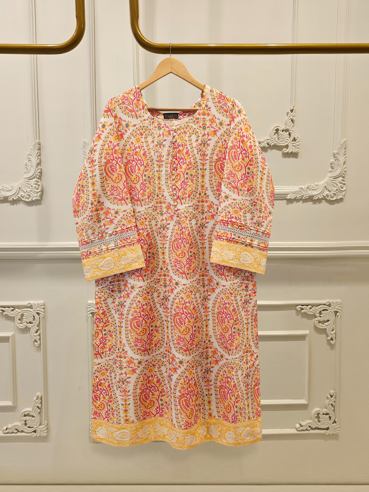 2-Piece Digital Printed Cambric Suit S114677