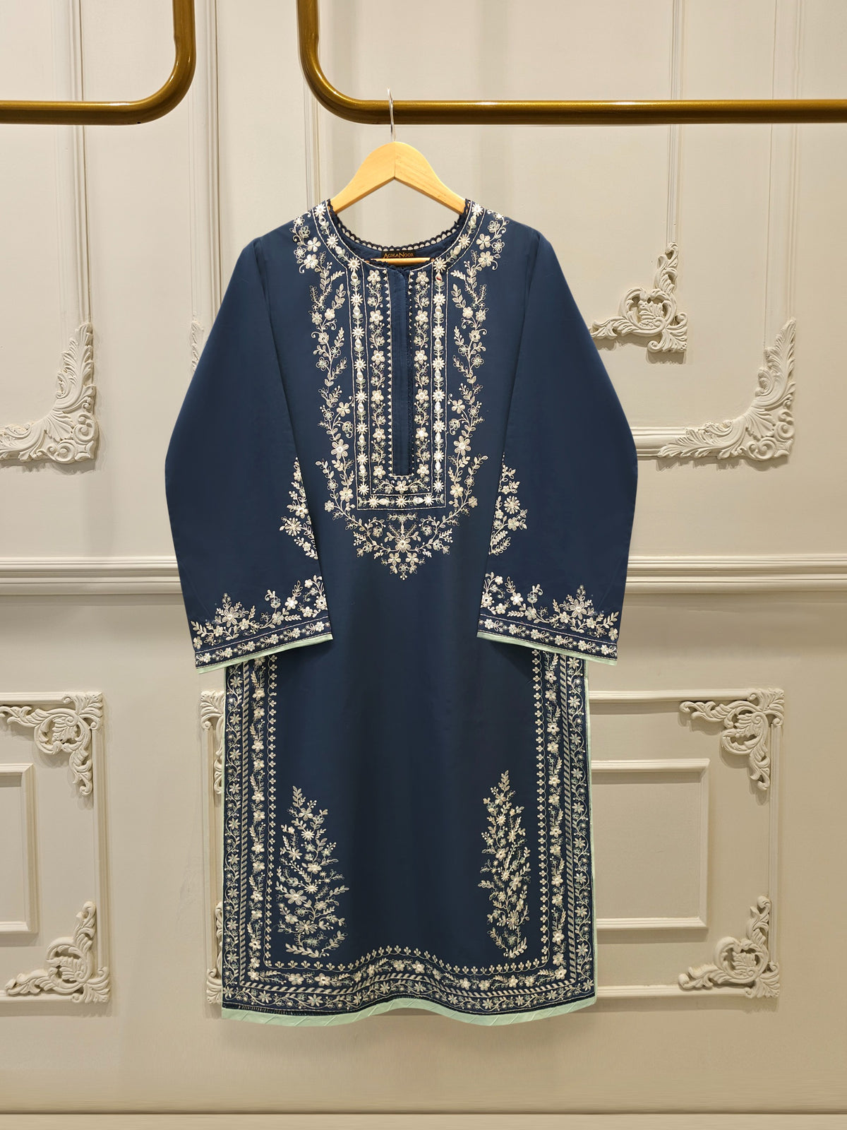 2 Piece - Embroidered Cambric Suit S114705