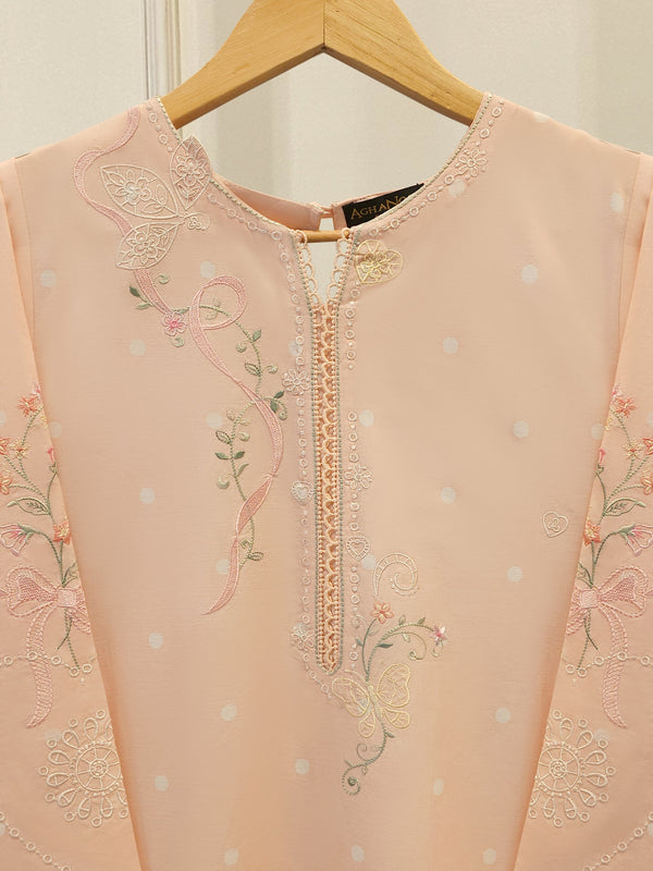 2 Piece - Embroidered Cambric Suit S114704