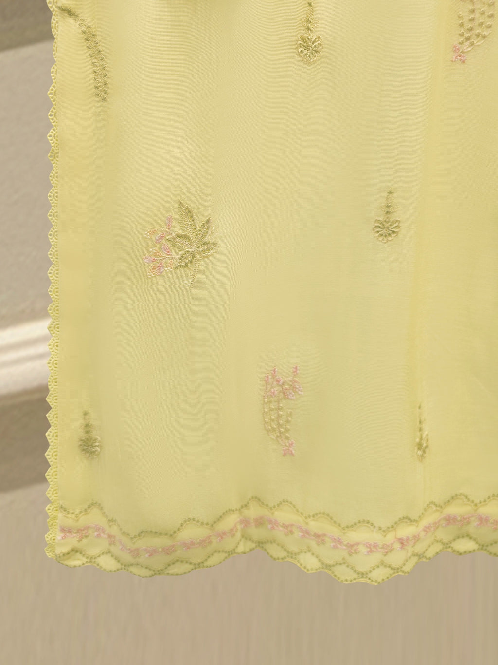 3 Piece - Pure Embroidered Cotton Net Suit S114707