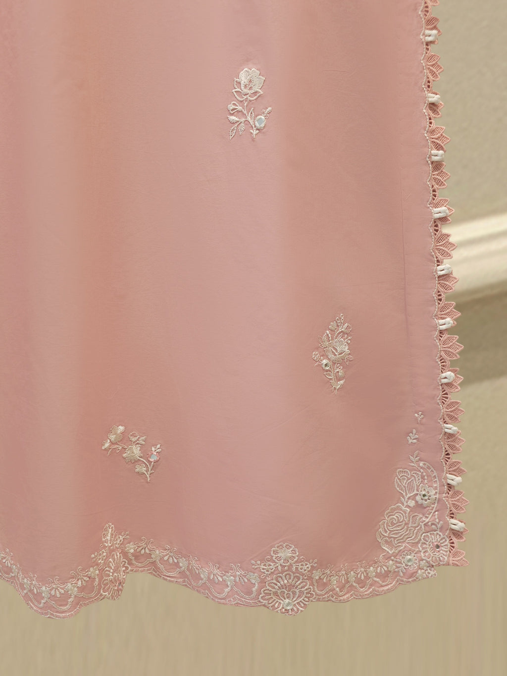 2 Piece - Embroidered Cambric Suit WS00329