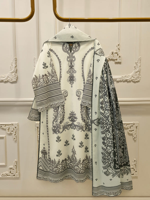 2-Piece Digital Printed Cambric Suit S114732