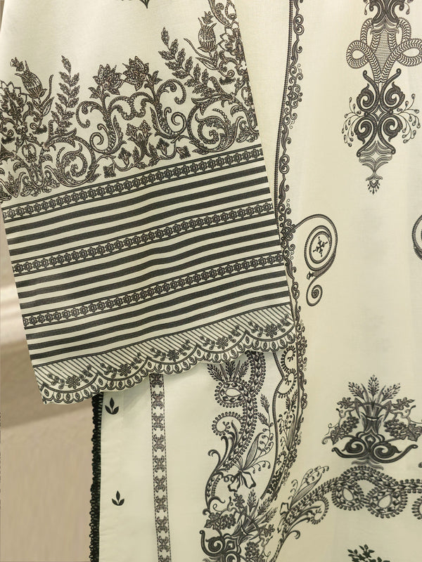2-Piece Digital Printed Cambric Suit S114732