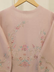 3 Piece - Pure Khaddi Silk Embroidered  Suit S114730