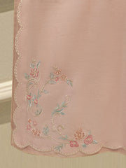 3 Piece - Pure Khaddi Silk Embroidered  Suit S114730