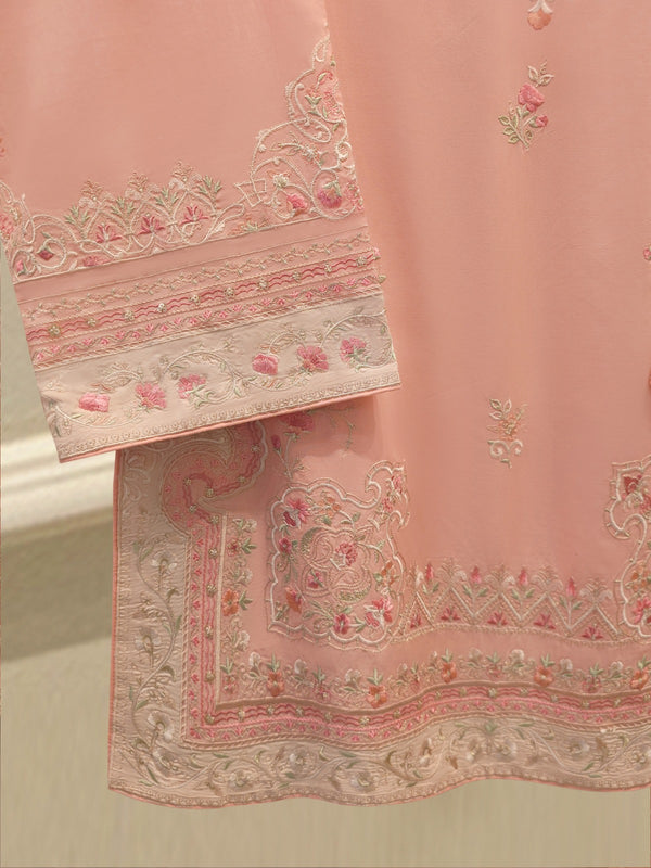 3 Piece - Embroidered Cambric Suit S114758