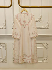 3 Piece- Pure Sheesha Silk Embroidered Suit S114755