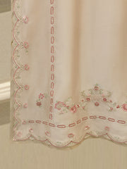 3 Piece- Pure Sheesha Silk Embroidered Suit S114755