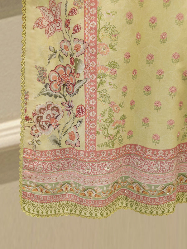 2-Piece Digital Printed Cambric Suit S114805