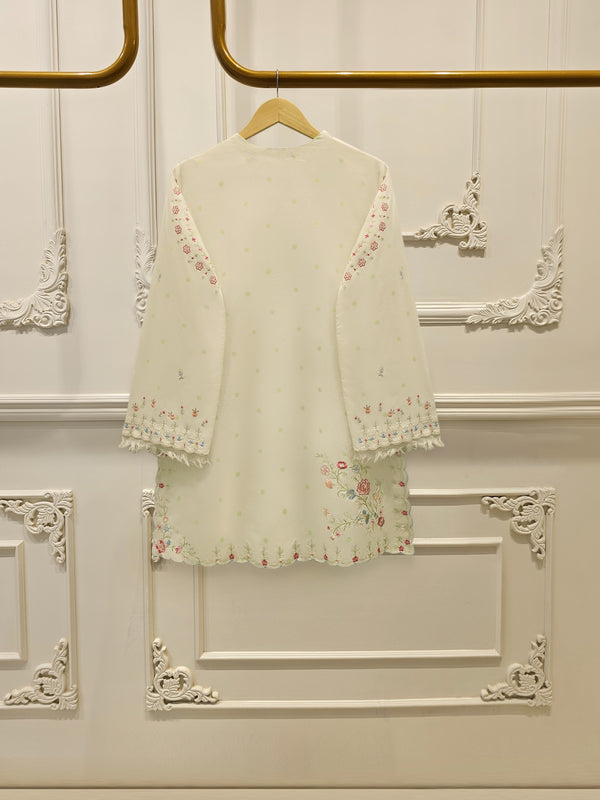 2 Piece - Embroidered Cambric Suit S114824
