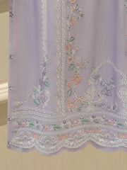 3 Piece - Pure Khaddi Silk Embroidered  Suit S114946