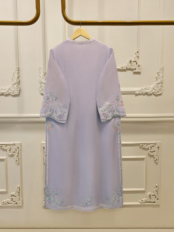 3 Piece - Pure Khaddi Silk Embroidered  Suit S114946