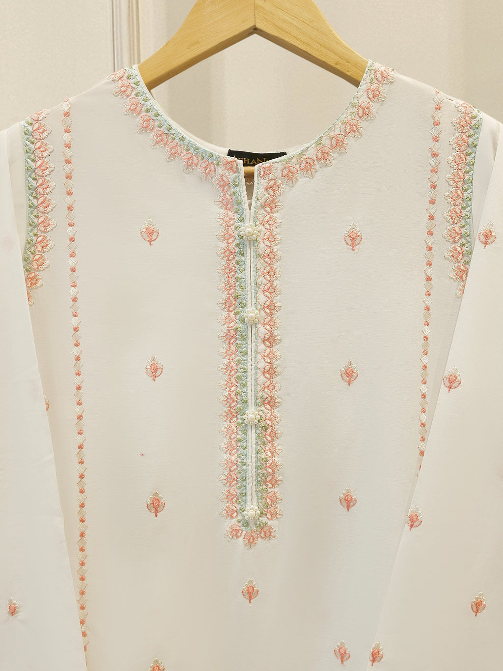 2 Piece - Embroidered Cambric Suit S114944
