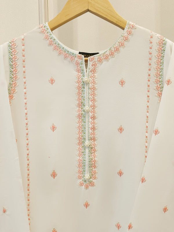 2 Piece - Embroidered Cambric Suit S114944