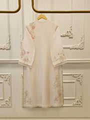 3 Piece- Pure  Shisha Silk Embroidered Suit S114948