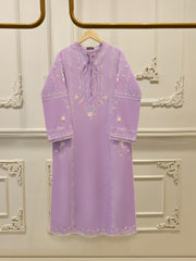 2 Piece - Embroidered Cambric Suit S115007