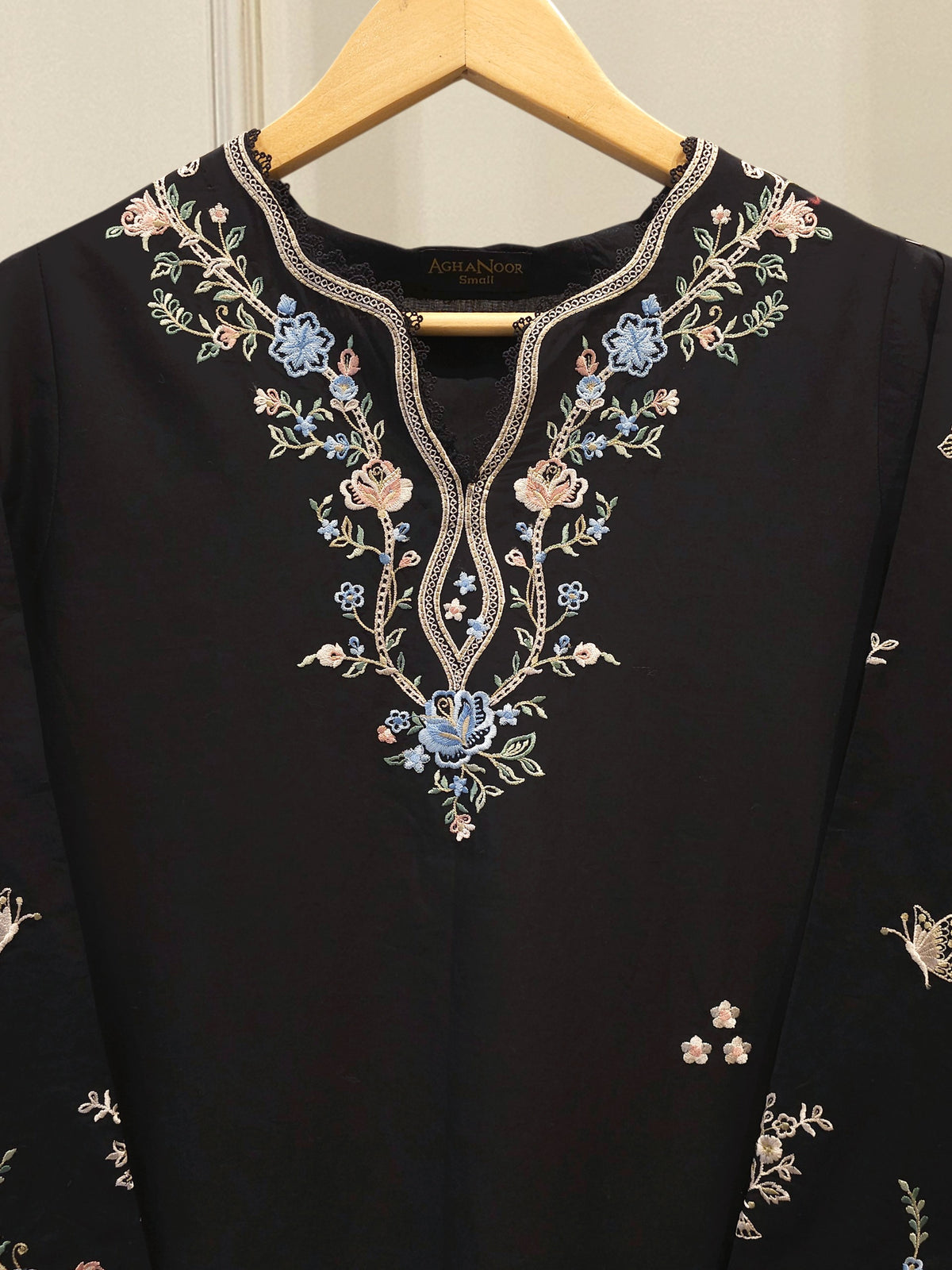 2 Piece - Embroidered Cambric Suit S115006