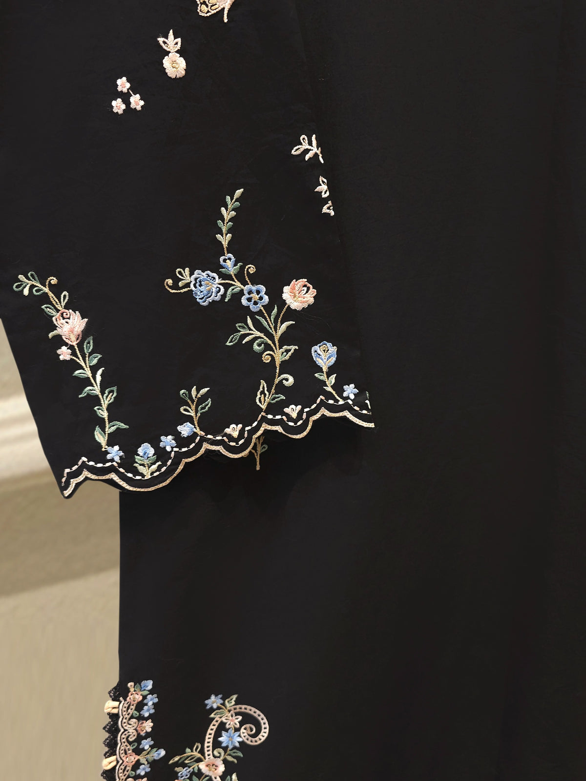 2 Piece - Embroidered Cambric Suit S115006