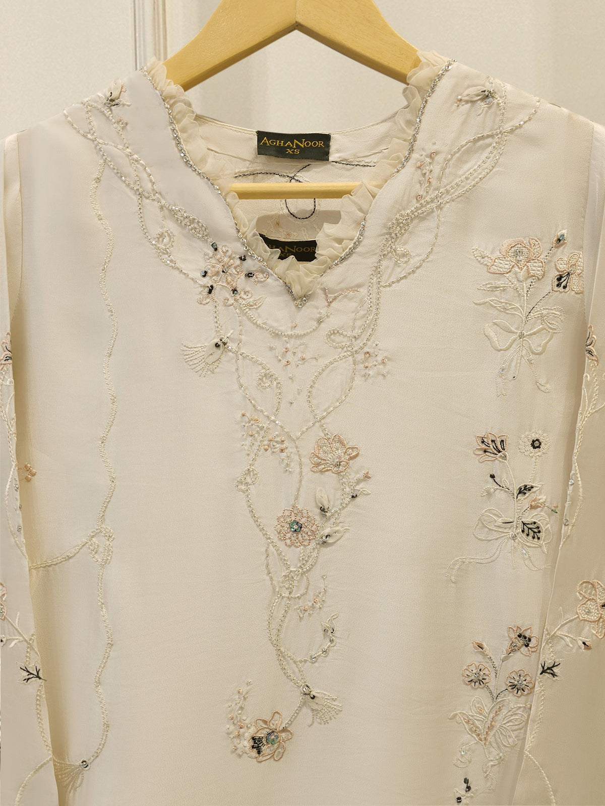 2 Piece- Pure Sheesha Silk Embroidered Suit S114985