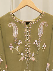 Pure Embroidered Cotton Net Shirt S114991
