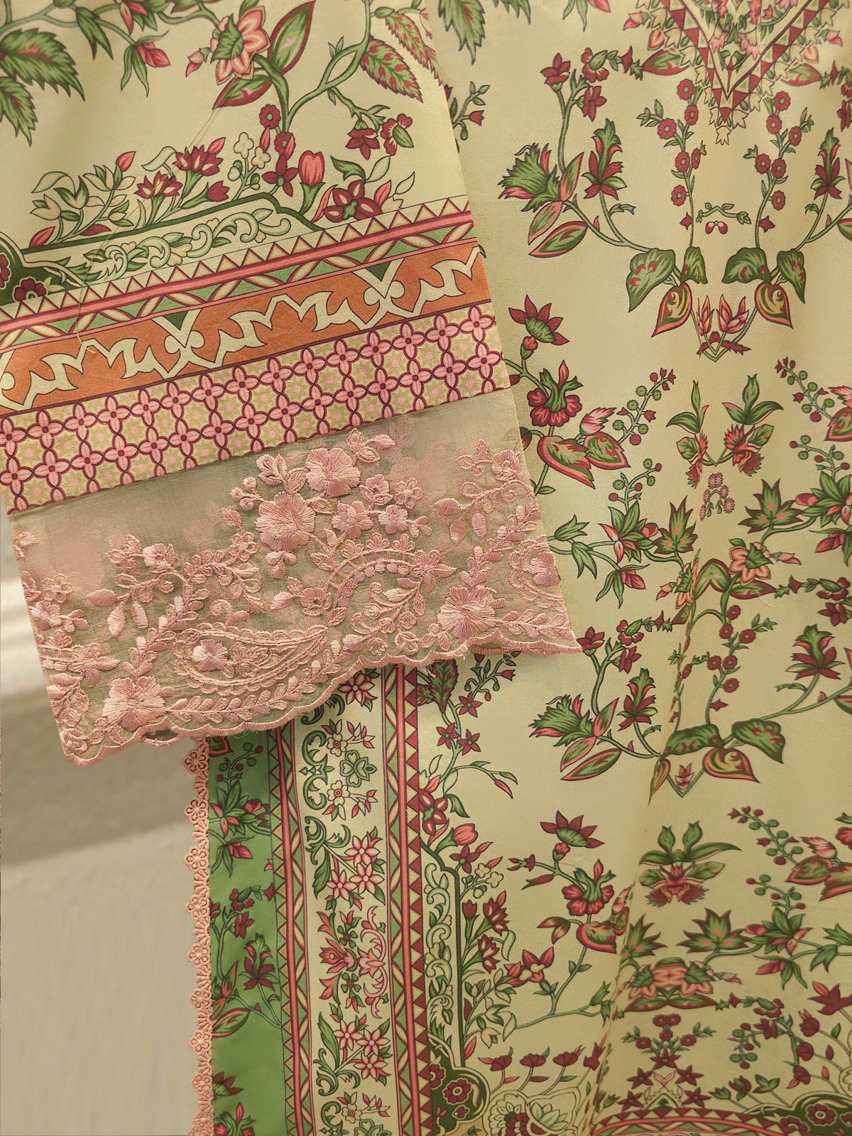 2 Piece -Digital Printed Cambric Suit S115079