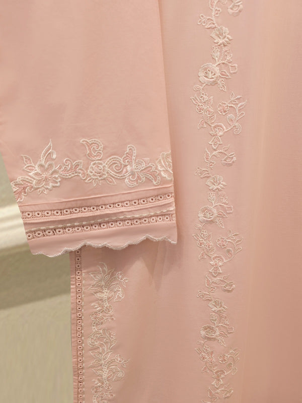 2 Piece - Embroidered Cambric Suit S115015